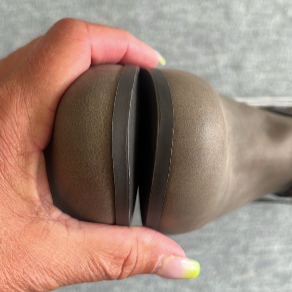 Report Ankle‎ Booties Women Girls Size 4 Tan Brown 1.75 Inch Heel Side Zip New - Picture 6 of 11